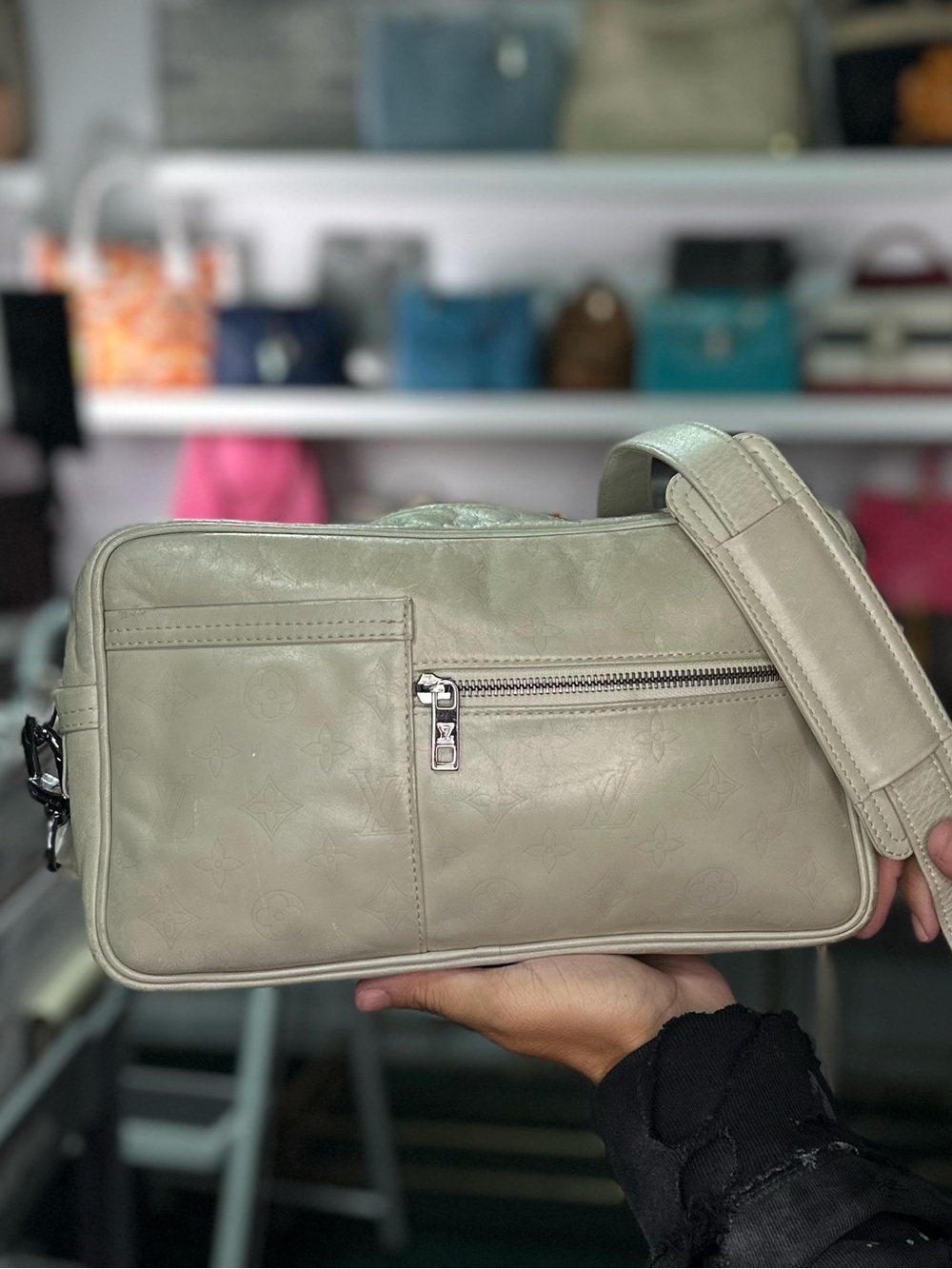LV Rare Large Camera Crossbody